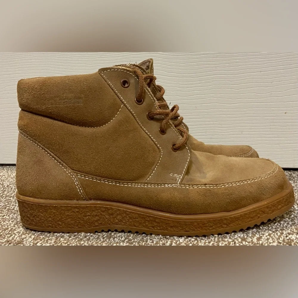 Dunham Vtg Mens Chukka Boot Tan Leather Size 9D